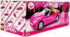 Barbie Light Pink Corvette Convertible Car & Doll Set 2009 Mattel #P3494