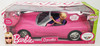 Barbie Light Pink Corvette Convertible RC Car & Doll Set 2009 Mattel #P3494