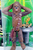 Star Wars Power of the Jedi Chewbacca Dejarik Champion Action Figure 2000 Hasbro