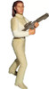 Star Wars Power of the Jedi Leia Organa Bespin Escape Action Figure 2000 Hasbro