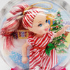 Barbie Happy Holidays Kelly Doll Candy Cane Hair Mattel 2007 #K9186 NEW