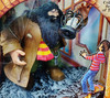 Harry Potter Hagrid's Gift Classic Scenes Collection 2001 Mattel #50254