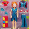 Polly Pocket Fashion Polly Jeans Queen Lea Doll & Accessories Mattel #54264 NEW