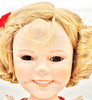 Danbury Mint Shirley Temple 14" Porcelain Doll From Stand Up and Cheer 1986 USED