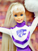 Kansas State University Cheerleader Barbie Doll 1996 Mattel 19156