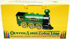 Crayola 1903 Color Line Green Train W/ Crayons & Crayon Sharpener Hallmark 1999