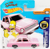 Hot Wheels Simpsons Family Vehicle Pink Short Card Mattel 2015 NRFP