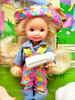 Li'l Zoo Pals Set with Barbie Kelly & Stacie Dolls 1998 Mattel 19625