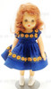 Nancy Ann Vintage 1950s First Day of School 5.5" Hard Plastic Doll #72 USED
