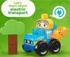 MEGA BLOKS Fisher-Price Toddler Building Blocks Green Town