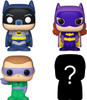 DC Funko Bitty Pop 4 Pack DC Batman The Riddler Batgirl and Mystery Bitty Pop