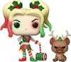 Funko Pop DC Super Heroes 357 Holiday Harley Quinn with Helper Vinyl Figure 2020