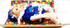 Ashton Drake Ashton-Drake Galleries Melt in Your Heart M&M Collection Blue M&M Mini Baby Doll