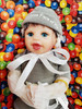 Ashton Drake Galleries Melt in Your Heart M&M Collection Grey M&M Baby Doll