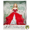 2015 Holiday Barbie Doll Blonde 2014 Mattel CHR76