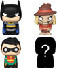 DC Funko Bitty Pop! 4 Pack DC Batman Robin Scarecrow and Mystery Bitty Pop Figures