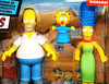 The Simpsons House Diorama Featuring Homer, Marge & Maggie Action Figure Playset