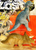 Land of the Lost Muttaburrasaurus & Triceratops Figures 1992 Tiger Toys #82613