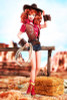 Way Out West Barbie Doll Pin-Up Girls Collection Redhead Gold Label Mattel J0934