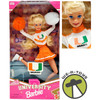 University of Miami Special Edition Cheerleader Barbie Doll 1996 Mattel 17794