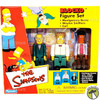 The Simpsons Blocko Figure Set Burns, Smithers, & Carl Figures Playmates #142003