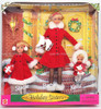 Barbie Holiday Sisters Gift Set Barbie Kelly and Stacie Dolls 1999 Mattel #23617