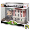 Funko Pop! Town 03 Ghostbusters Dr. Peter Venkman with Firehouse Vinyl Figure