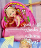 Barbie & Shelly Bed Light Magic Doll Set Multi-Lingual Box 2003 Mattel NRFB