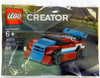 LEGO Lego Creator 30572 Race Car Red White and Blue 68 Pcs