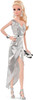 The Barbie Look City Shine Silver Dress Black Label Doll 2014 Mattel CFP35