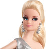 The Barbie Look City Shine Silver Dress Black Label Doll 2014 Mattel CFP35