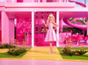 Barbie The Movie Doll Margot Robbie as Barbie Wearing Pink & White Gingham Dress