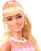 Barbie The Movie Doll Margot Robbie as Barbie Wearing Pink & White Gingham Dress