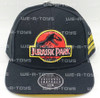 Jurassic Park Embroidered Snapback Black Precurve Hat Bioworld NEW