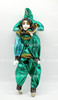 Caesars Casino + Hotel Collector Mardi Gras Doll 2005 Indiana Casino Green