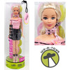 Fashion Fever Barbie Doll Pink Top Black Skirt Pink Boots 2004 Mattel H0660