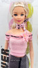 Fashion Fever Barbie Doll Pink Top Black Skirt Pink Boots 2004 Mattel H0660