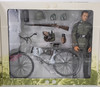 Dragon WWII France 1944 Schutze Dieter Action Figure W/ Bicycle 70155 New 2002