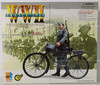 Dragon WWII France 1944 Schutze Dieter Action Figure W/ Bicycle 70155 New 2002