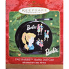 Barbie 2000 Hallmark Keepsake Ornament 1962 Barbie Hatbox Doll Case