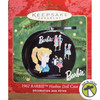 1962 Barbie Hatbox Doll Case Hallmark Keepsake Ornament 2001