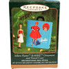 Silken Flame Barbie and Travel Case Ornaments Set of 2 Hallmark Keepsake