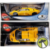 Hot Wheels 100% 1:18 Scale Yellow Lamborghini Diablo GTR #53832 Mattel 2002 NRFB