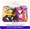 Peanuts Hallmark Keepsake Peanuts Charlie Brown & Snoopy Batter Up! Ornament