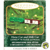 Hallmark Lionel 746 Norfolk and Western 2nd Horse Car and Milk Car 2pc Ornaments