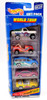 Hot Wheels Gift Pack World Tour Set of 5 Cars #25369 Mattel 1998 NRFB