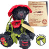 Hermann Teddy Poppy Limited No. 228 of 500 4th in Flower Bear Series NEW