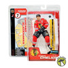 NHL Chris Chelios Action Figure Chicago Blackhawks #7 Red Jersey McFarlane NEW