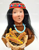 Byers' Choice Native American Caroling Girl with Corn Handcrafted Figure NEW