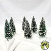 Dept. 56 Pine Trees Lot of 6 statuettes for Christmas Villages NEW